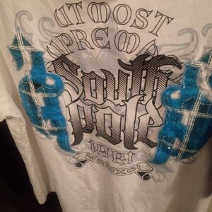 White collar South pole vintage after Y2K SHIRT